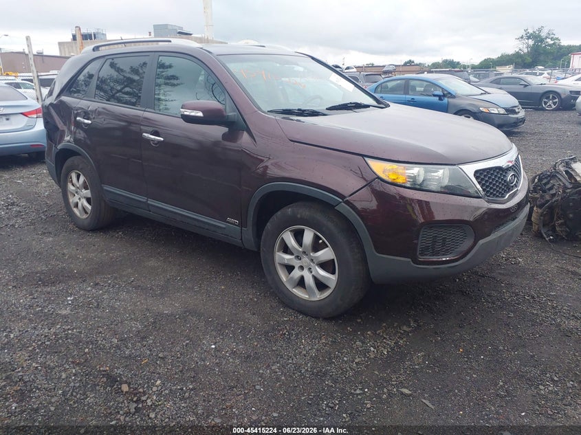 2011 Kia Sorento VIN 5XYKTDA24BG166090 IAAI salvage auction — NORMAL WEAR, Clear (New Jersey), sold $775 on 2026-07-29 (photo 1)