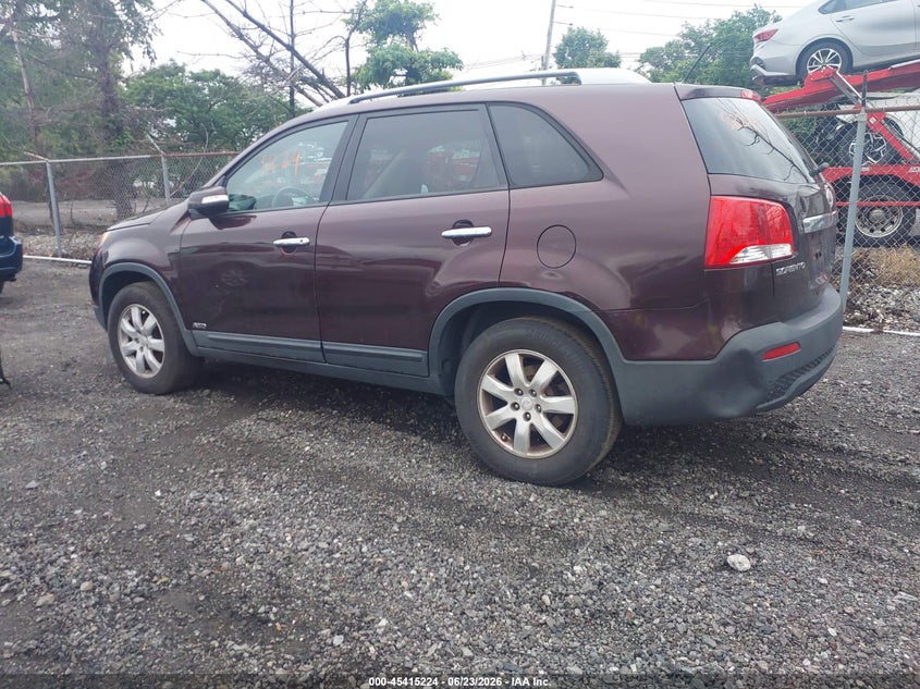 2011 Kia Sorento VIN 5XYKTDA24BG166090 IAAI salvage auction — NORMAL WEAR, Clear (New Jersey), sold $775 on 2026-07-29 (photo 3)