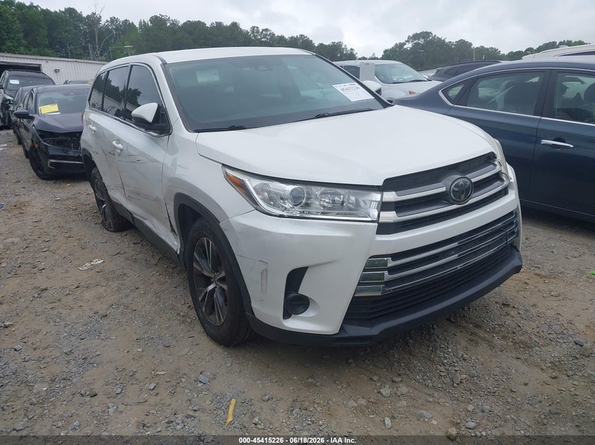 2019 Toyota Highlander VIN 5TDZARFH6KS047037 IAAI salvage auction — RIGHT SIDE, Salvage (Georgia), sold $6,100 on 2026-07-28 (photo 1)