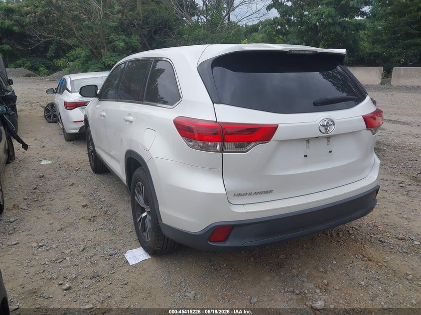 2019 Toyota Highlander VIN 5TDZARFH6KS047037 IAAI salvage auction — RIGHT SIDE, Salvage (Georgia), sold $6,100 on 2026-07-28 (photo 3)