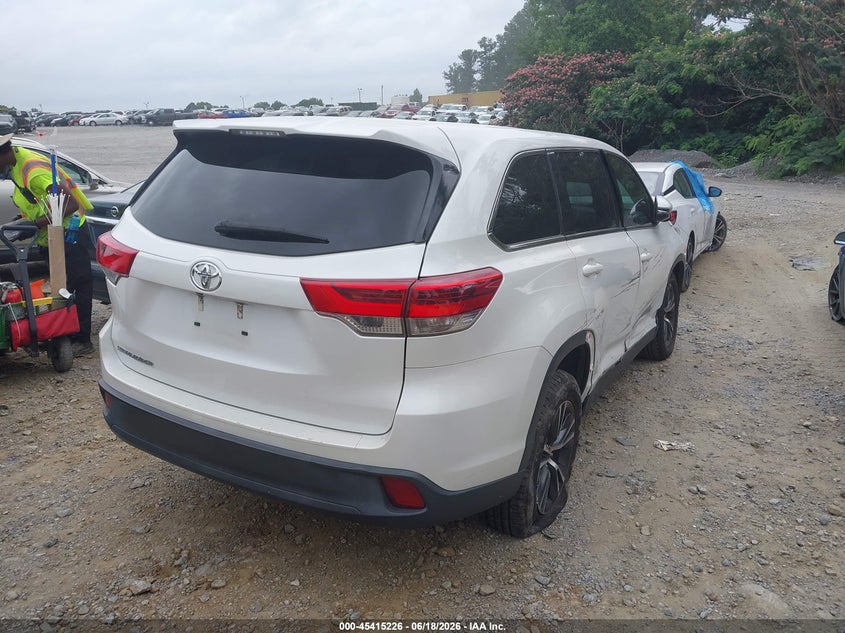 2019 Toyota Highlander VIN 5TDZARFH6KS047037 IAAI salvage auction — RIGHT SIDE, Salvage (Georgia), sold $6,100 on 2026-07-28 (photo 4)
