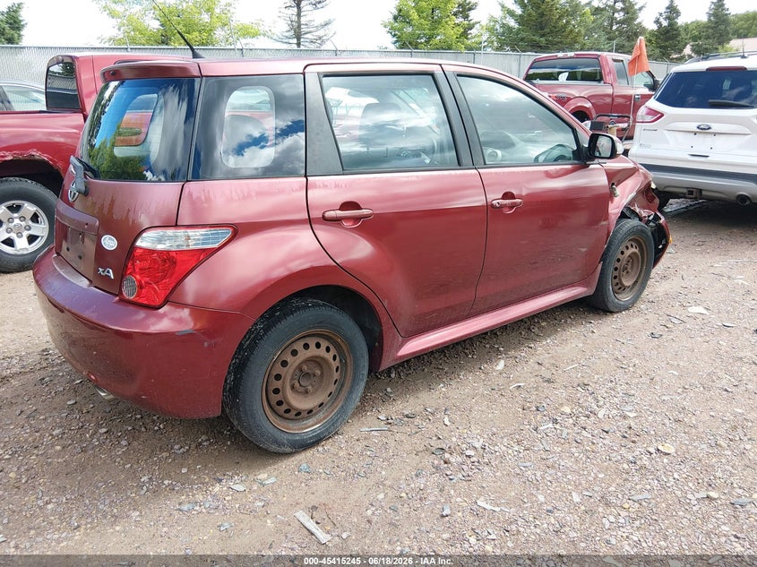 2006 Scion Xa VIN JTKKT624860154573 IAAI salvage auction — RIGHT FRONT, Junk Bill Of Sale Mv2459 (Wisconsin), sold $225 on 2026-07-29 (photo 4)