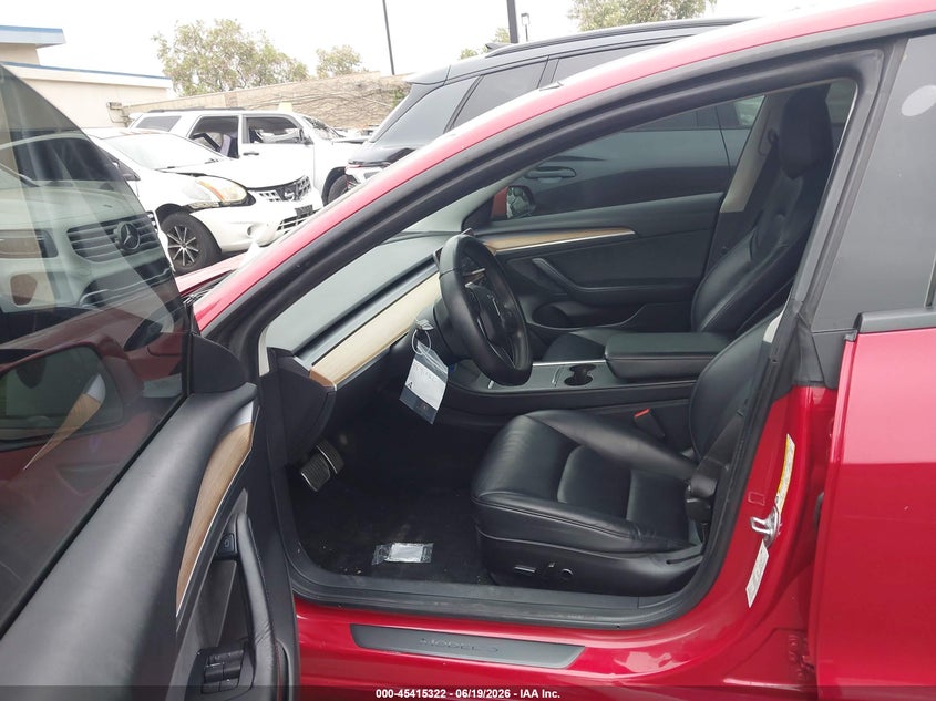 2021 Tesla Model 3 VIN 5YJ3E1EA1MF095472 IAAI salvage auction — FRONT & REAR, Salvage Title, sold $4,100 on 2026-07-17 (photo 5)