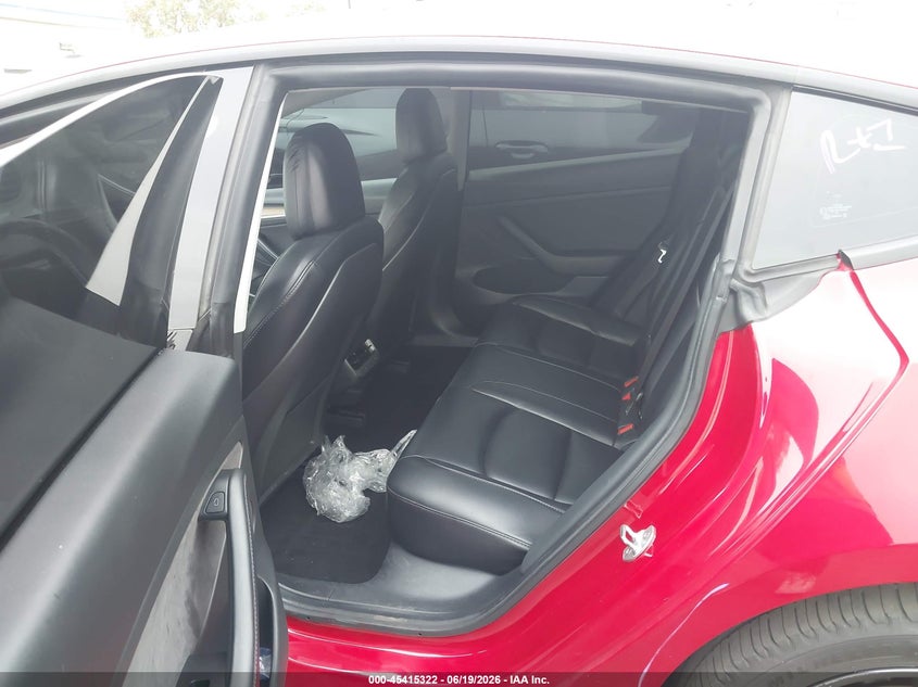 2021 Tesla Model 3 VIN 5YJ3E1EA1MF095472 IAAI salvage auction — FRONT & REAR, Salvage Title, sold $4,100 on 2026-07-17 (photo 8)