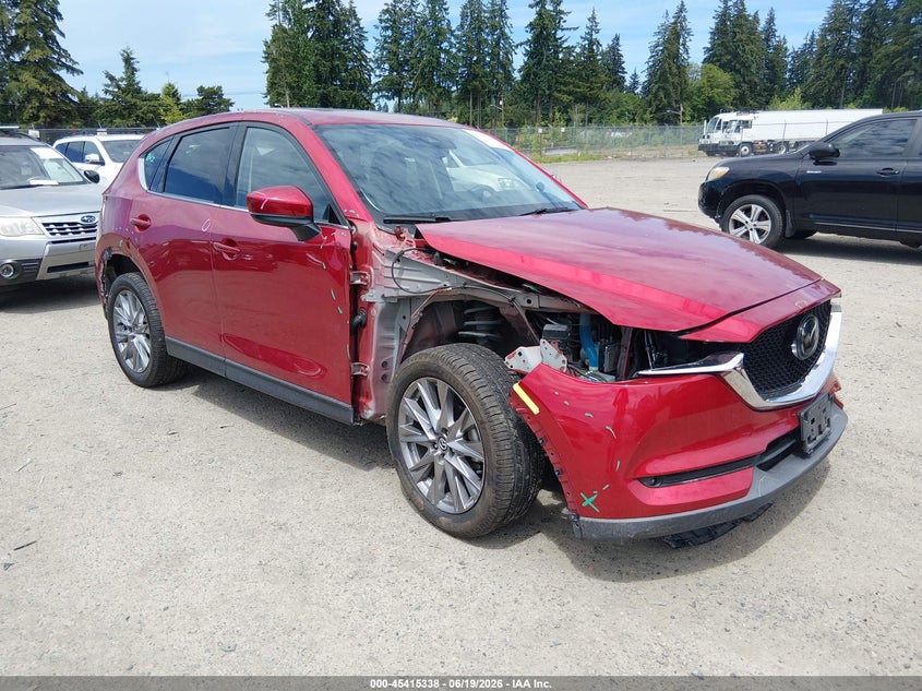 2021 Mazda Cx-5 VIN JM3KFBDM5M0419376 IAAI salvage auction — FRONT & REAR, Bill Of Sale (Washington), sold $6,600 on 2026-07-15 (photo 1)