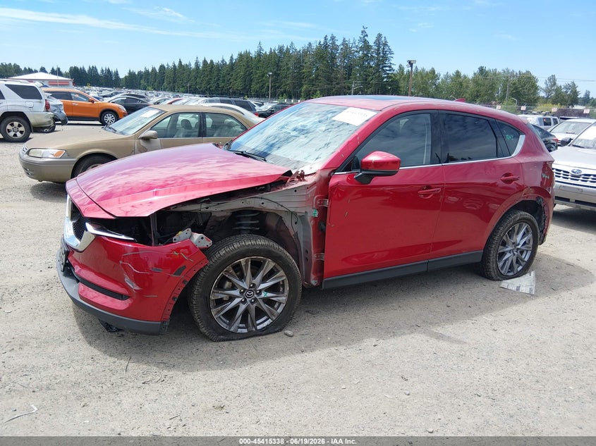 2021 Mazda Cx-5 VIN JM3KFBDM5M0419376 IAAI salvage auction — FRONT & REAR, Bill Of Sale (Washington), sold $6,600 on 2026-07-15 (photo 2)