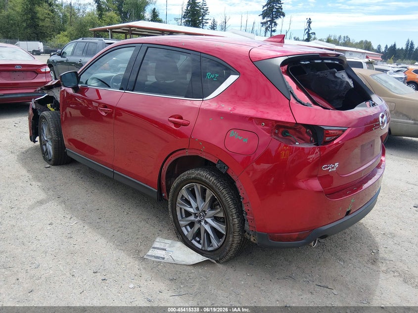 2021 Mazda Cx-5 VIN JM3KFBDM5M0419376 IAAI salvage auction — FRONT & REAR, Bill Of Sale (Washington), sold $6,600 on 2026-07-15 (photo 3)