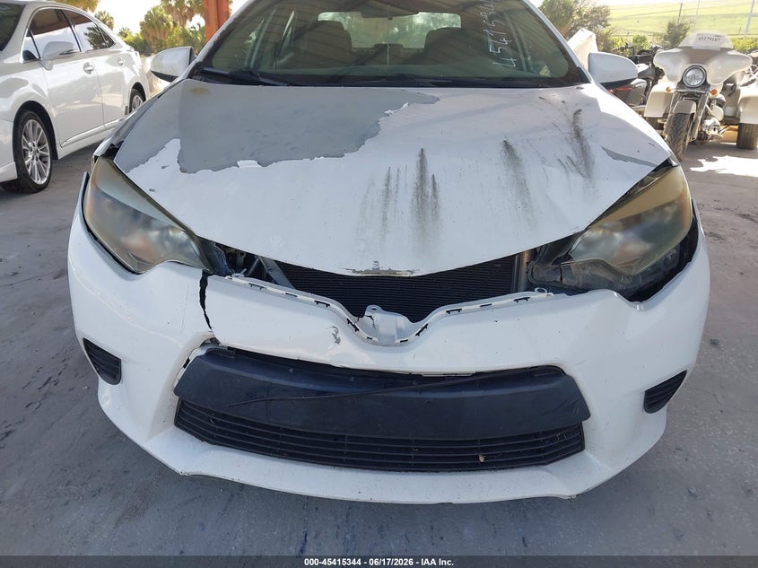 2014 Toyota Corolla VIN 5YFBURHE9EP032847 IAAI salvage auction — NORMAL WEAR, Clear (Florida), sold $1,750 on 2026-07-28 (photo 6)