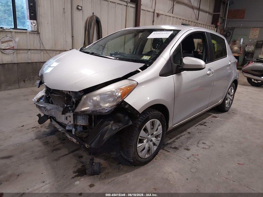2012 Toyota Yaris VIN JTDKTUD31CD514187 IAAI salvage auction — FRONT END, Salvage (Vermont), sold $550 on 2026-07-17 (photo 2)