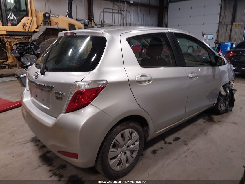 2012 Toyota Yaris VIN JTDKTUD31CD514187 IAAI salvage auction — FRONT END, Salvage (Vermont), sold $550 on 2026-07-17 (photo 4)