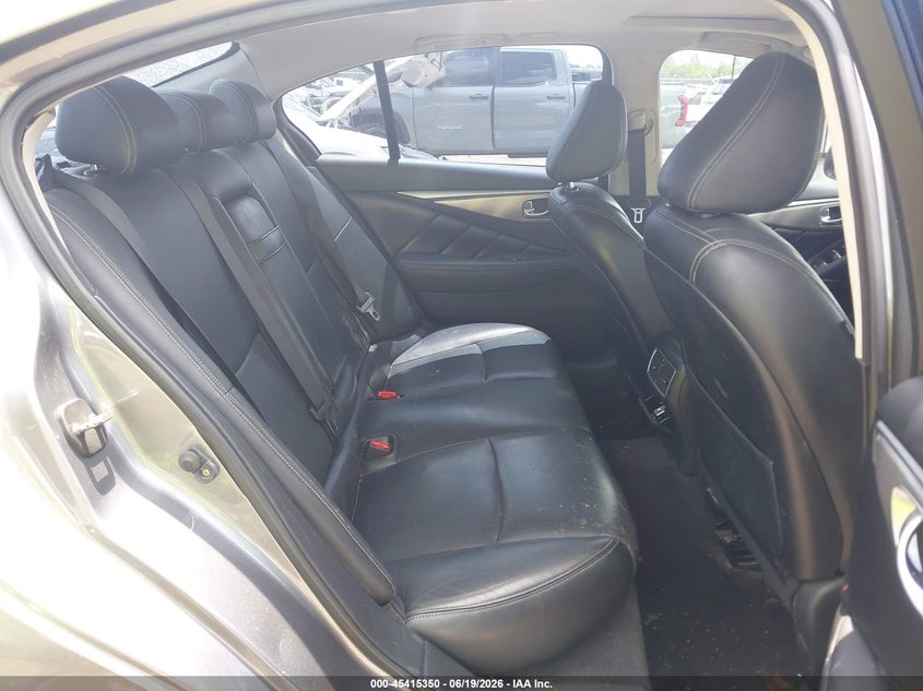 2014 Infiniti Q50 VIN JN1BV7AR7EM687688 IAAI salvage auction — REAR END, Rebuildable (Florida), sold $1,550 on 2026-07-20 (photo 8)