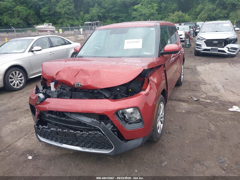 2021 Kia Soul VIN KNDJ23AU4M7766716 IAAI salvage auction — FRONT END, Salvage Title, sold $1,400 on 2026-07-28 (photo 2)