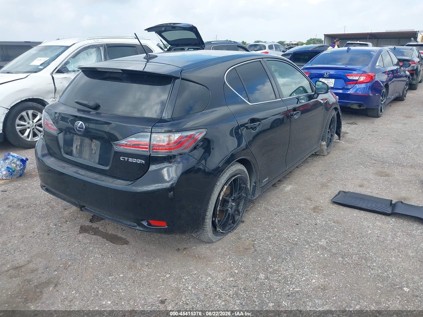 2012 Lexus Ct VIN JTHKD5BH5C2099127 IAAI salvage auction — LEFT SIDE, Salvage Title, sold $2,000 on 2026-07-29 (photo 4)