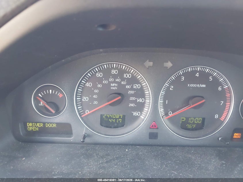 2008 Volvo Xc90 VIN YV4CZ982981445112 IAAI salvage auction — NORMAL WEAR, Clear - Dealer Only (California), sold $400 on 2026-07-09 (photo 7)
