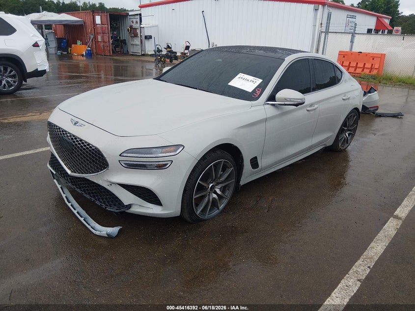 2026 Genesis G70 VIN KMTG34SC4TU171269 IAAI salvage auction — RIGHT REAR, Salvage (Mississippi), sold $10,100 on 2026-09-20 (photo 2)