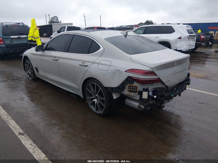 2026 Genesis G70 VIN KMTG34SC4TU171269 IAAI salvage auction — RIGHT REAR, Salvage (Mississippi), sold $10,100 on 2026-09-20 (photo 3)