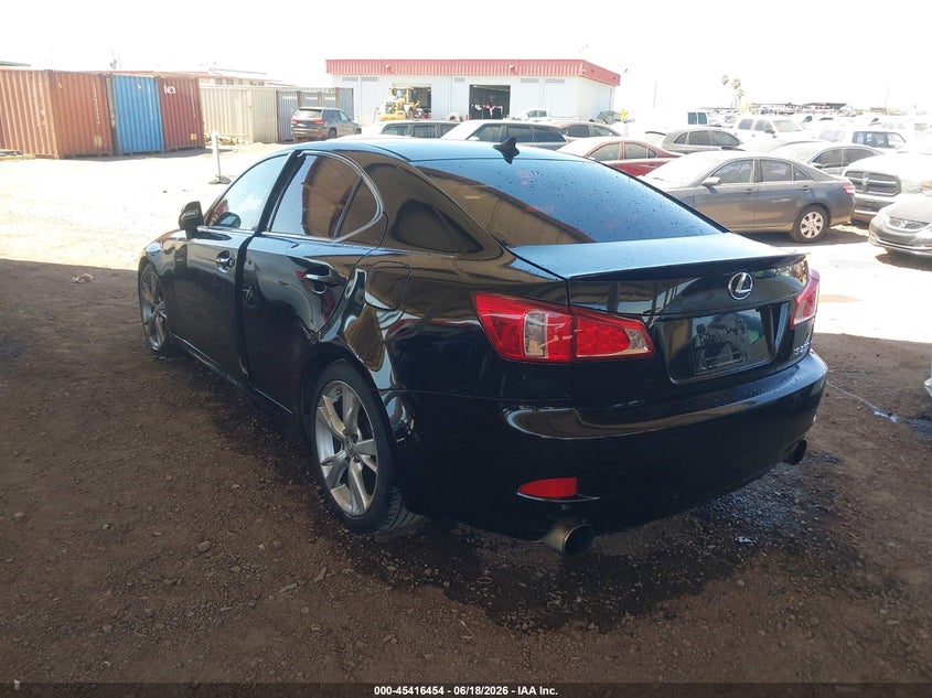 2012 Lexus Is 250 VIN JTHBF5C24C5163953 IAAI salvage auction — NORMAL WEAR, Restored (Arizona), sold $25 on 2026-07-28 (photo 3)