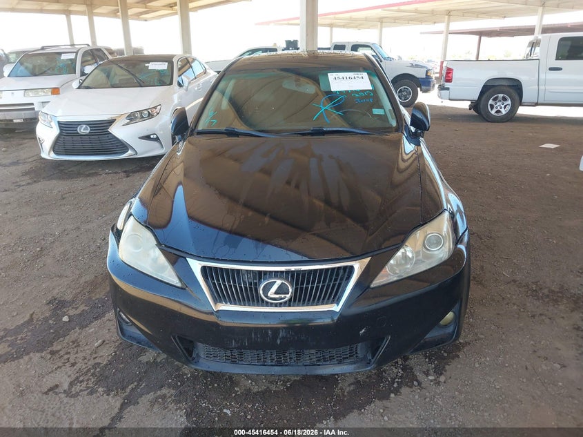 2012 Lexus Is 250 VIN JTHBF5C24C5163953 IAAI salvage auction — NORMAL WEAR, Restored (Arizona), sold $25 on 2026-07-28 (photo 6)