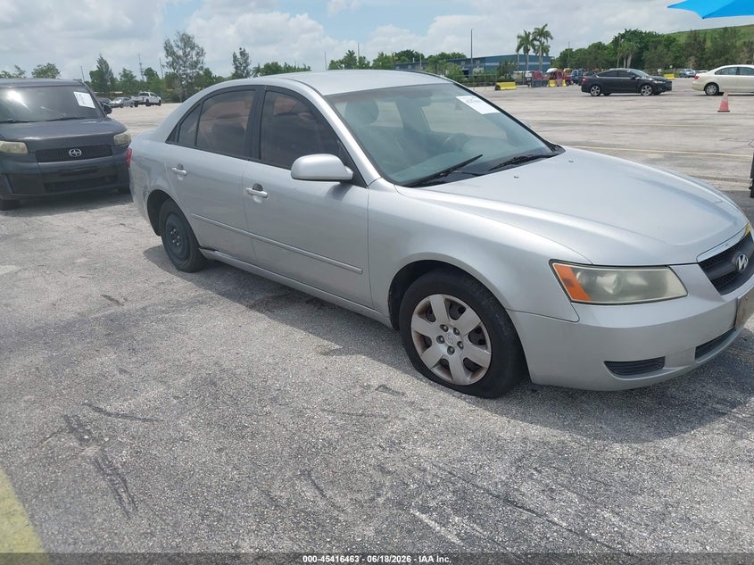 2007 Hyundai Sonata VIN 5NPET46C27H251721 IAAI salvage auction — NORMAL WEAR, Clear (Florida), sold $375 on 2026-07-23 (photo 1)