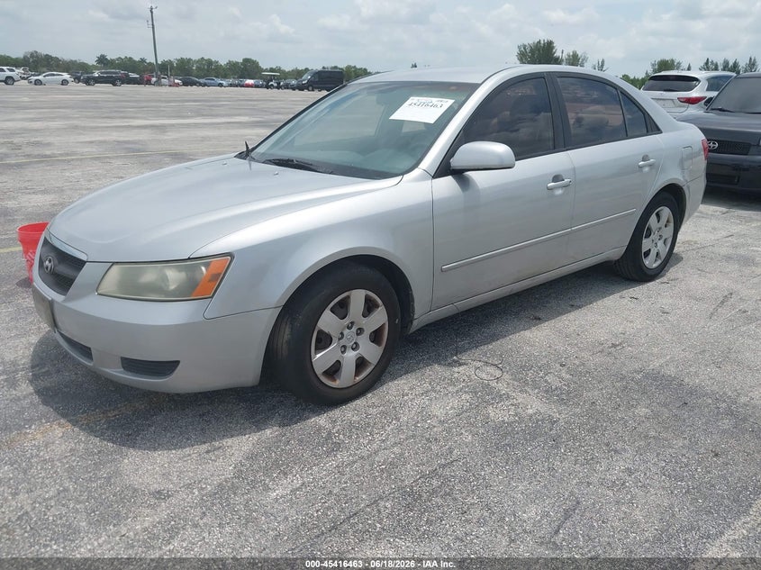 2007 Hyundai Sonata VIN 5NPET46C27H251721 IAAI salvage auction — NORMAL WEAR, Clear (Florida), sold $375 on 2026-07-23 (photo 2)
