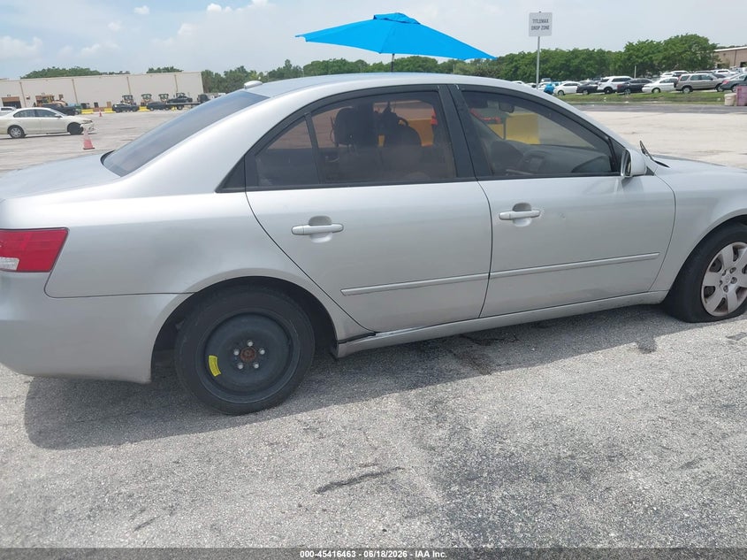 2007 Hyundai Sonata VIN 5NPET46C27H251721 IAAI salvage auction — NORMAL WEAR, Clear (Florida), sold $375 on 2026-07-23 (photo 6)