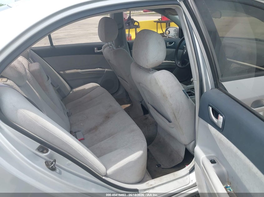 2007 Hyundai Sonata VIN 5NPET46C27H251721 IAAI salvage auction — NORMAL WEAR, Clear (Florida), sold $375 on 2026-07-23 (photo 8)