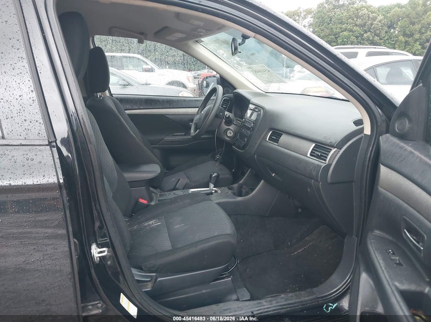 2014 Mitsubishi Outlander VIN JA4AD2A39EZ006938 IAAI salvage auction — LEFT SIDE, Clear (Alabama), sold $250 on 2026-07-08 (photo 5)