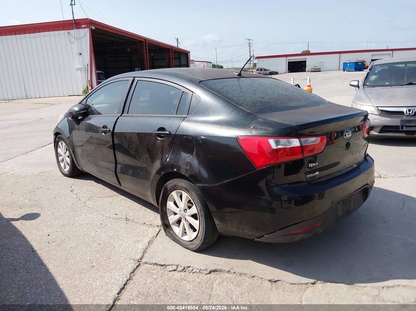 2013 Kia Rio VIN KNADN4A38D6312392 IAAI salvage auction — NORMAL WEAR, Original (Texas), sold $550 on 2026-07-13 (photo 3)