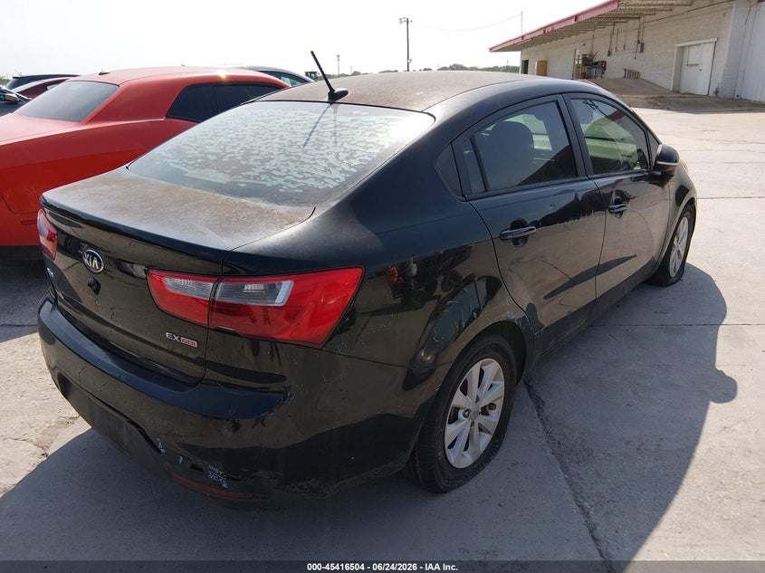 2013 Kia Rio VIN KNADN4A38D6312392 IAAI salvage auction — NORMAL WEAR, Original (Texas), sold $550 on 2026-07-13 (photo 4)