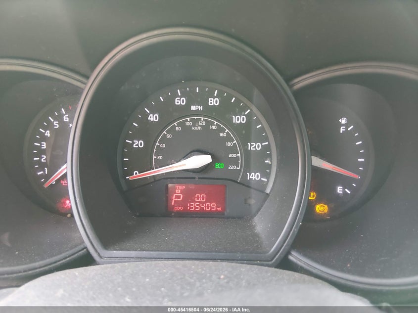 2013 Kia Rio VIN KNADN4A38D6312392 IAAI salvage auction — NORMAL WEAR, Original (Texas), sold $550 on 2026-07-13 (photo 7)