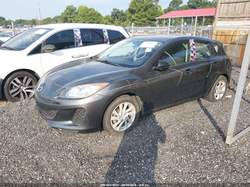 2012 Mazda 3 VIN JM1BL1L73C1631287 IAAI salvage auction — NORMAL WEAR, Repossession Paperwork (South Carolina), sold $425 on 2026-07-21 (photo 2)