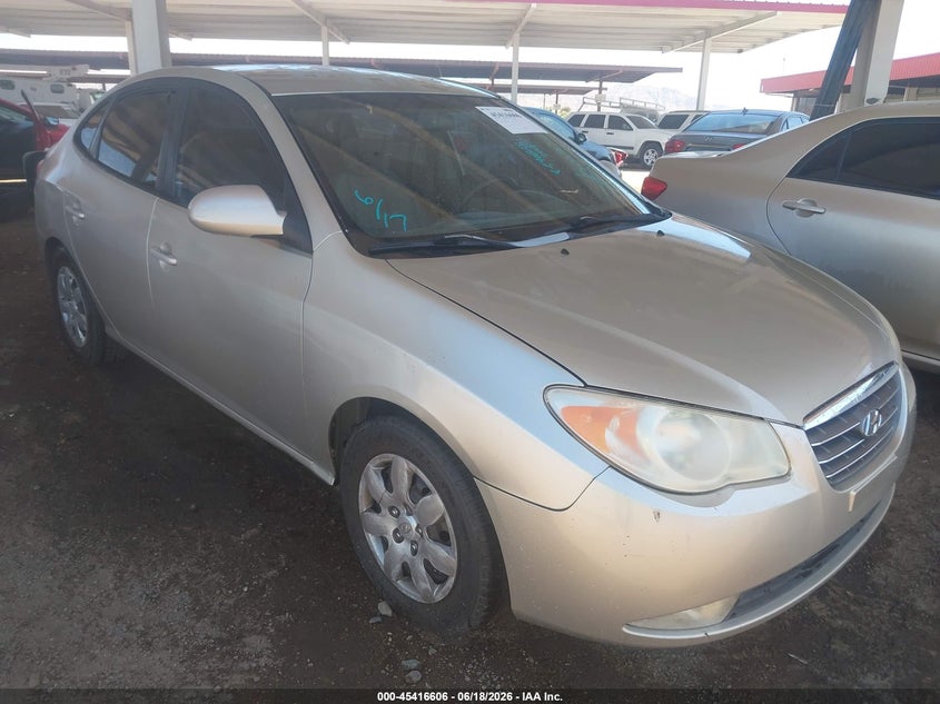 2008 Hyundai Elantra VIN KMHDU46D28U552087 IAAI salvage auction — NORMAL WEAR, Clear (Arizona), sold $600 on 2026-07-28 (photo 1)