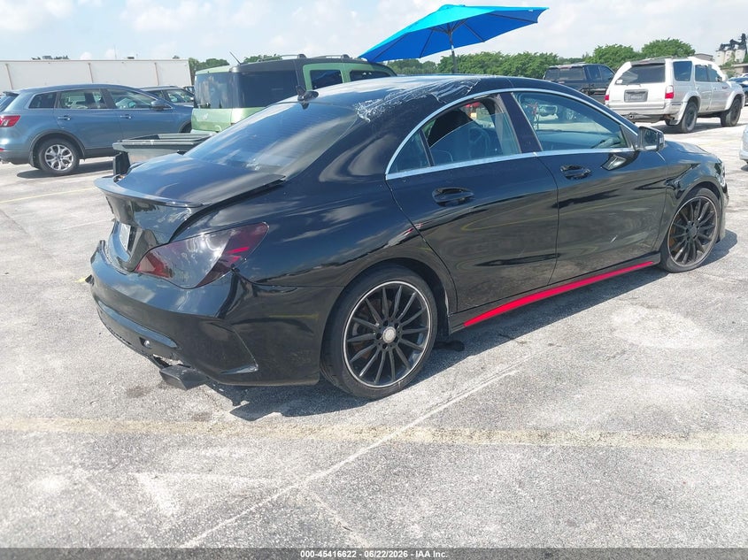 2015 Mercedes-benz Cla-klasse VIN WDDSJ4EB6FN222129 IAAI salvage auction — LEFT REAR, Rebuildable (Florida), sold $575 on 2026-07-16 (photo 4)