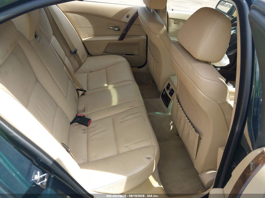 2007 BMW 5 series VIN WBANF33547CW70122 IAAI salvage auction — LEFT FRONT, Salvage - Greater Than 75% (Maryland), sold $250 on 2026-07-21 (photo 8)
