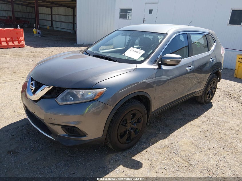 2015 Nissan Rogue VIN KNMAT2MV7FP514697 IAAI salvage auction — REAR END, Certificate Of Title (Nebraska), sold $1,125 on 2026-07-23 (photo 2)