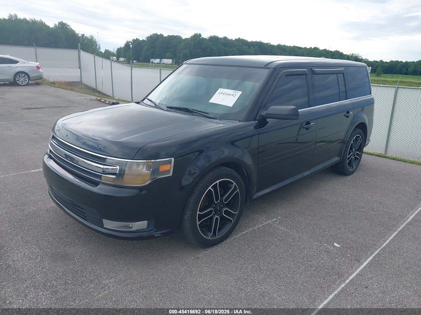 2013 Ford Flex VIN 2FMGK5C81DBD29538 IAAI salvage auction — NORMAL WEAR, Clear (Indiana), sold $1,050 on 2026-07-09 (photo 2)