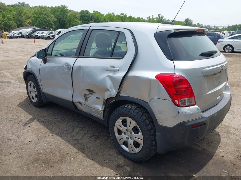 2015 Chevrolet Trax VIN KL7CJKSB1FB083369 IAAI salvage auction — LEFT & RIGHT, Salvage Title, sold $375 on 2026-07-28 (photo 3)