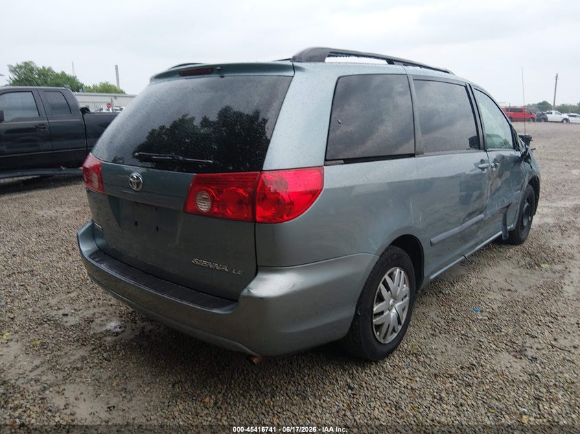 2009 Toyota Sienna VIN 5TDZK23C19S250716 IAAI salvage auction — RIGHT SIDE, Salvage (Ohio), sold $700 on 2026-07-07 (photo 4)