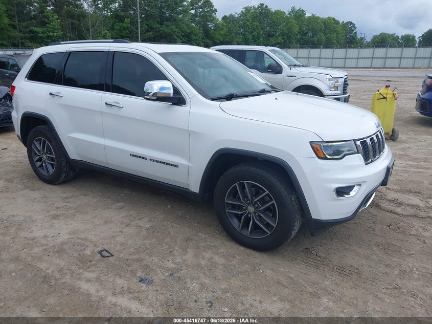 2017 Jeep Grand cherokee VIN 1C4RJEBG6HC713362 IAAI salvage auction — LEFT SIDE, Salvage Title, sold $4,900 on 2026-07-30 (photo 1)