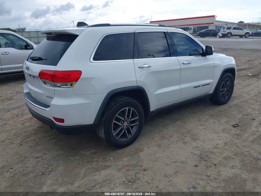 2017 Jeep Grand cherokee VIN 1C4RJEBG6HC713362 IAAI salvage auction — LEFT SIDE, Salvage Title, sold $3,000 on 2026-07-29 (photo 4)