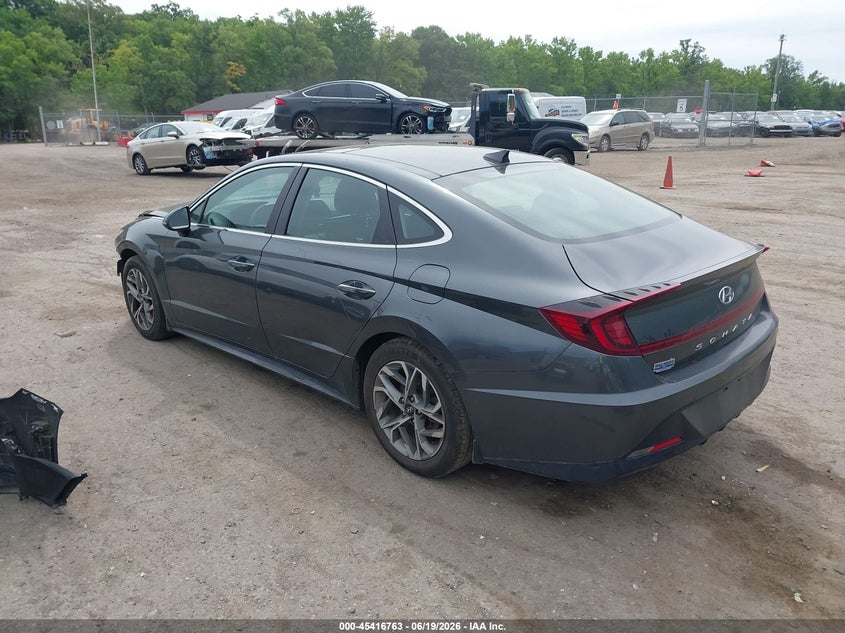 2023 Hyundai Sonata VIN KMHL14JAXPA255490 IAAI salvage auction — FRONT END, Salvage Title, sold $3,400 on 2026-07-28 (photo 3)