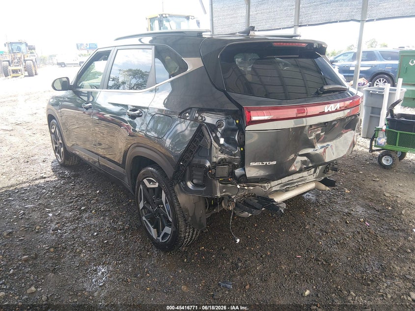 2025 Kia Seltos VIN KNDETCA79S7691646 IAAI salvage auction — REAR END, Salvage (Ohio), sold $6,400 on 2026-07-09 (photo 3)