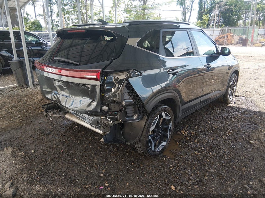 2025 Kia Seltos VIN KNDETCA79S7691646 IAAI salvage auction — REAR END, Salvage (Ohio), sold $6,400 on 2026-07-09 (photo 4)