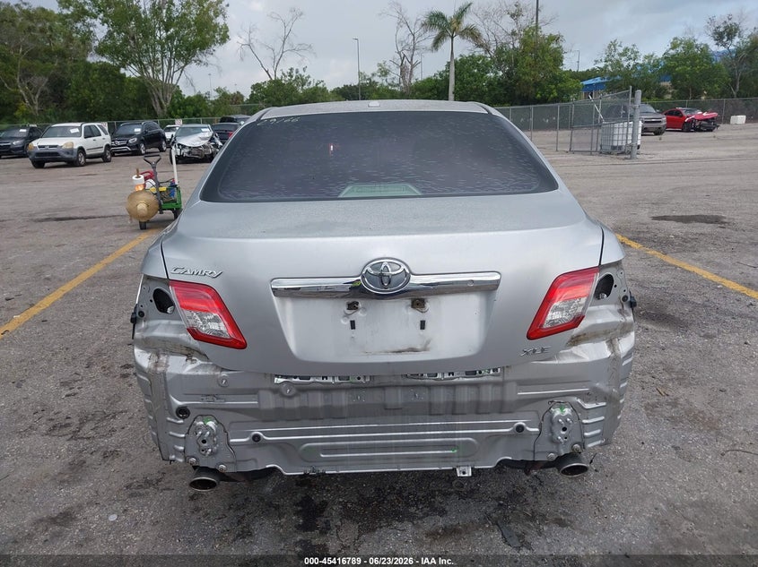 2010 Toyota Camry VIN JTNBK3EK5A3046546 IAAI salvage auction — REAR END, Rebuildable (Florida), sold $1,350 on 2026-07-13 (photo 6)