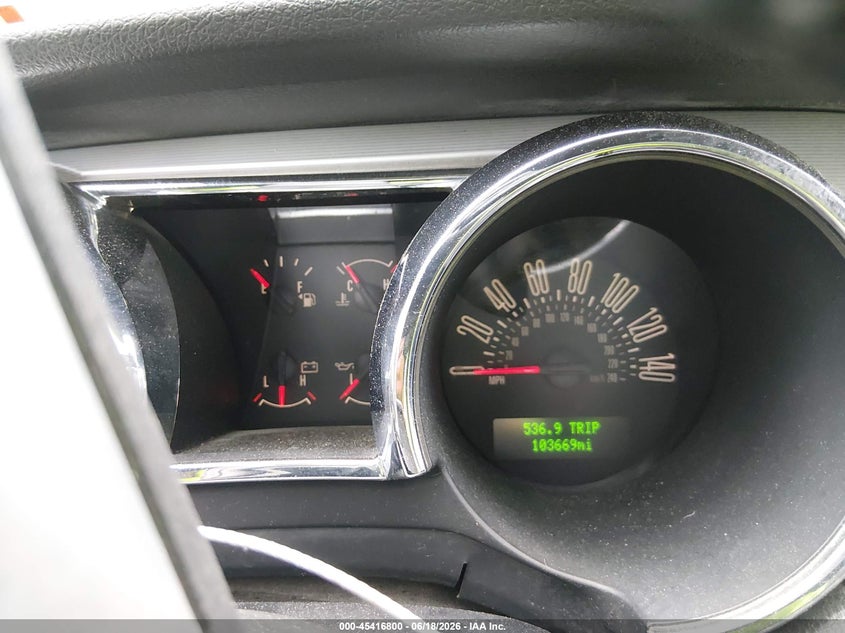 2006 Ford Mustang VIN 1ZVFT82H465159325 IAAI salvage auction — FRONT END, Salvage (New Jersey), sold $25 on 2026-07-27 (photo 7)