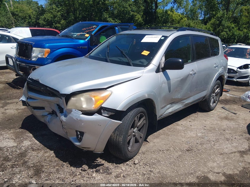 2010 Toyota Rav4 VIN JTMRF4DV7AD039553 IAAI salvage auction — FRONT & REAR, Salvage (Ohio), sold $525 on 2026-07-28 (photo 2)