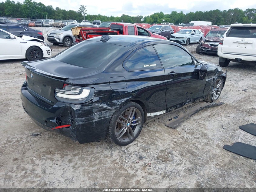 2015 BMW 2er VIN WBA1F5C58FV257312 IAAI salvage auction — RIGHT SIDE, Salvage (Georgia), sold $2,000 on 2026-08-07 (photo 4)