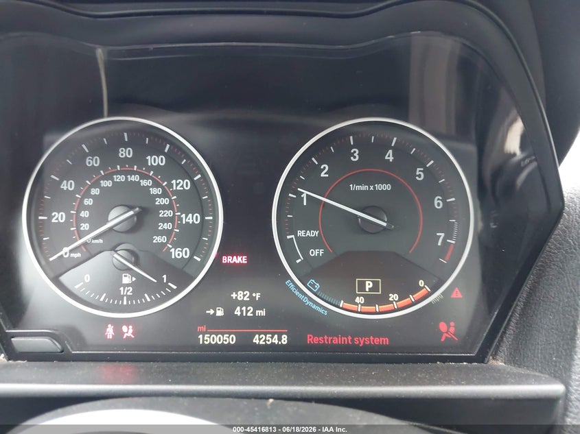 2015 BMW 2er VIN WBA1F5C58FV257312 IAAI salvage auction — RIGHT SIDE, Salvage (Georgia), sold $2,000 on 2026-08-07 (photo 7)
