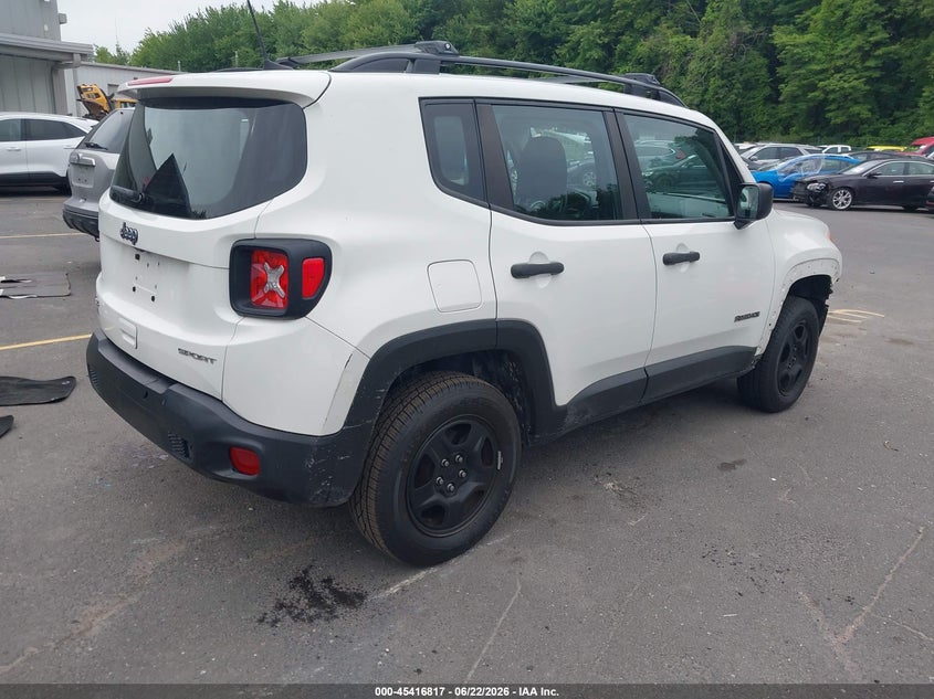 2020 Jeep Renegade VIN ZACNJBAB1LPL55480 IAAI salvage auction — FRONT END, Salvage Title, sold $1,700 on 2026-08-20 (photo 4)