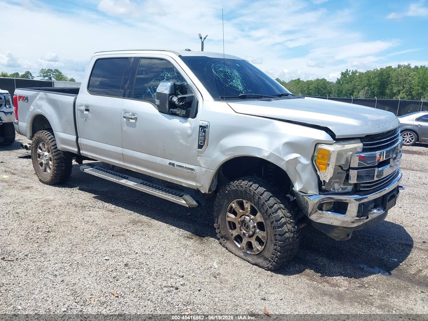 2017 Ford F250 VIN 1FT7W2BT4HEE97410 IAAI salvage auction — RIGHT SIDE, Salvage Title, sold $7,000 on 2026-07-29 (photo 1)